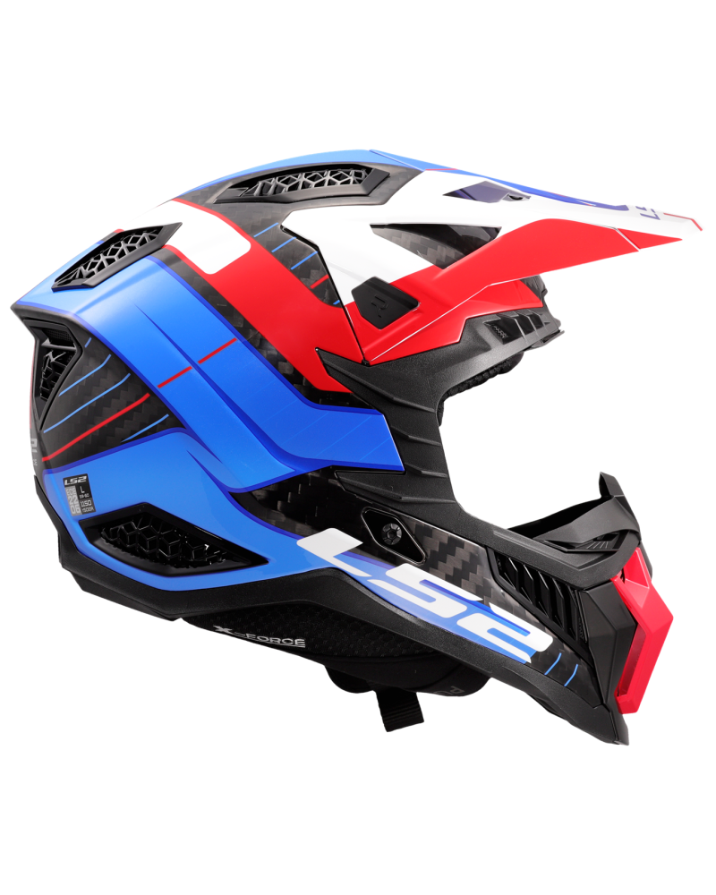 Load image into Gallery viewer, Pala removível e ajustável – capacete motocross LS2 MX703 X-Force C Galuo

