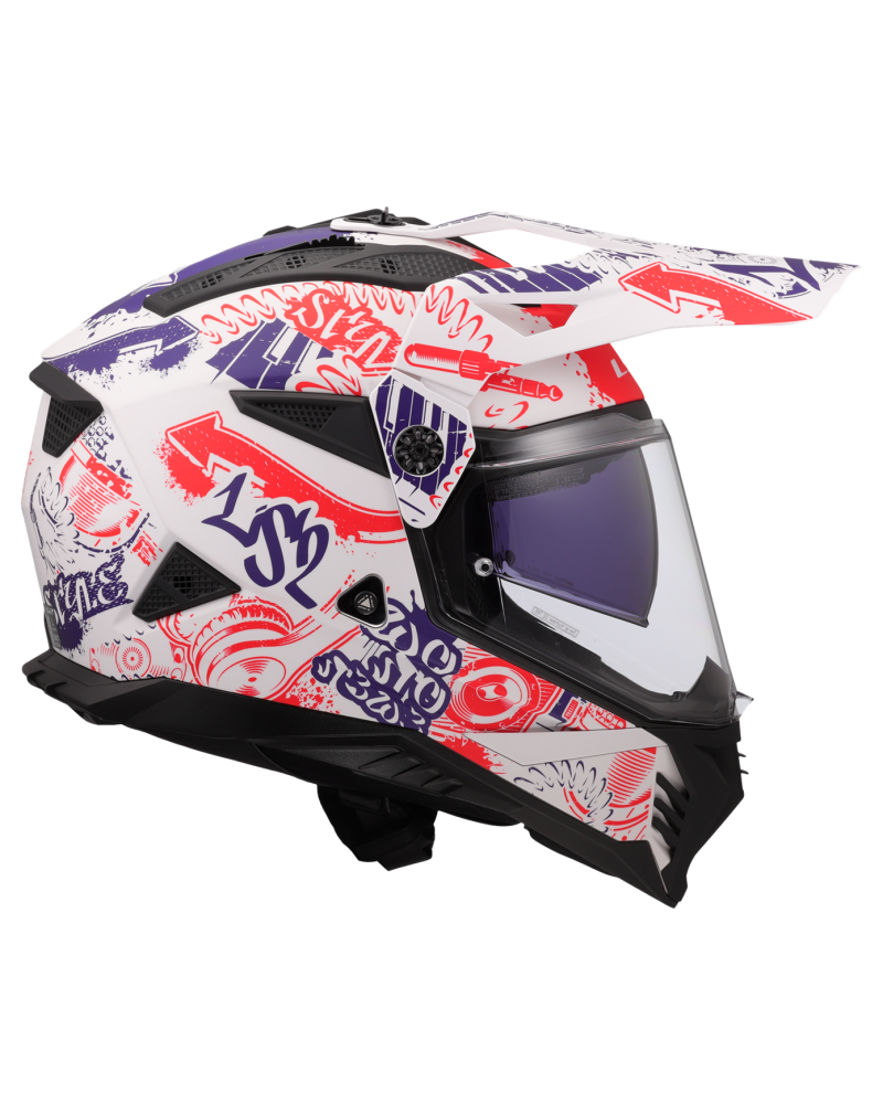 Load image into Gallery viewer, Interior removível e lavável – capacete motocross LS2 MX702 Pioneer II Fantasy
