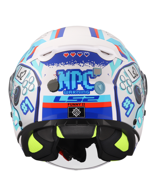Sistema de ventilação – capacete jet infantil LS2 OF622 Funny II Next Level