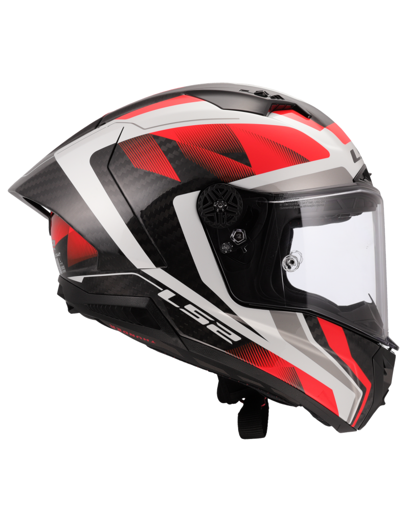 Load image into Gallery viewer, Interior removível e lavável – capacete LS2 FF805 Thunder C GP Raute Branco Vermelho
