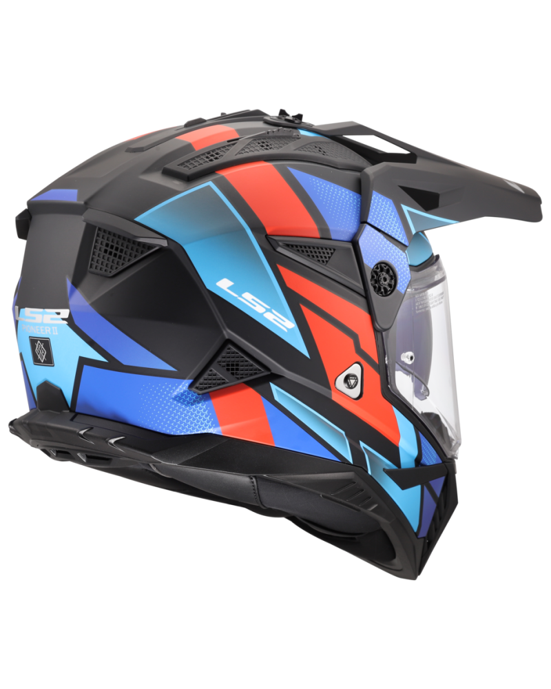 Load image into Gallery viewer, Interior removível e lavável – capacete motocross LS2 MX702 Pioneer II Block
