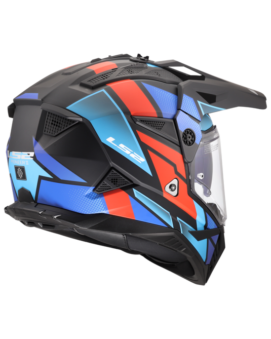 Interior removível e lavável – capacete motocross LS2 MX702 Pioneer II Block