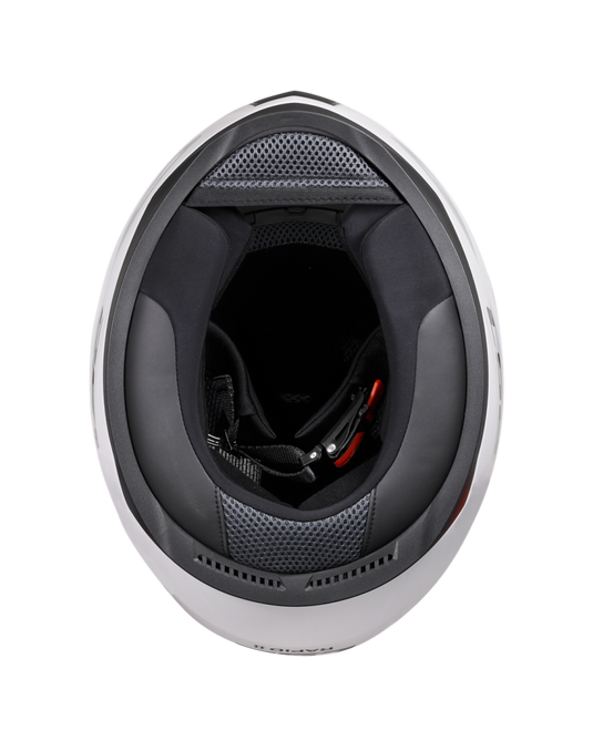 Capacete integral LS2 FF353 Rapid II Solid Titânio Mate – vista lateral
