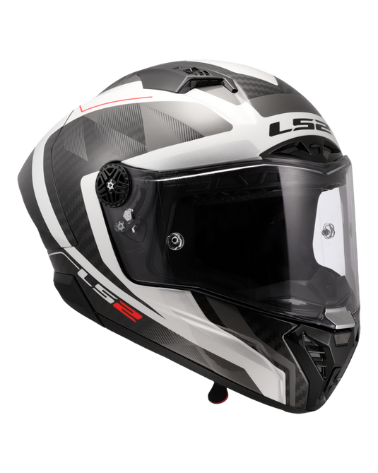 Interior removível e lavável – capacete LS2 FF805 Thunder C GP Raute Cinza Branco