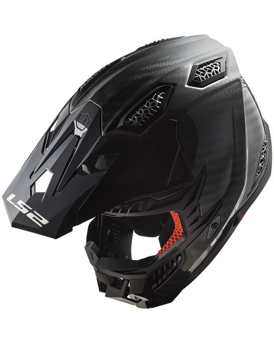 Interior removível e lavável – capacete motocross LS2 MX703 X-Force C Solid
