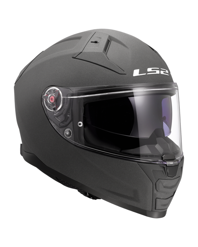 Load image into Gallery viewer, Capacete integral LS2 FF811 Vector II Solid Concrete – vista traseira
