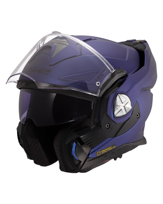 Capacete Modular LS2 FF901 Advant-X Solid — Pinlock e Viseira Escura