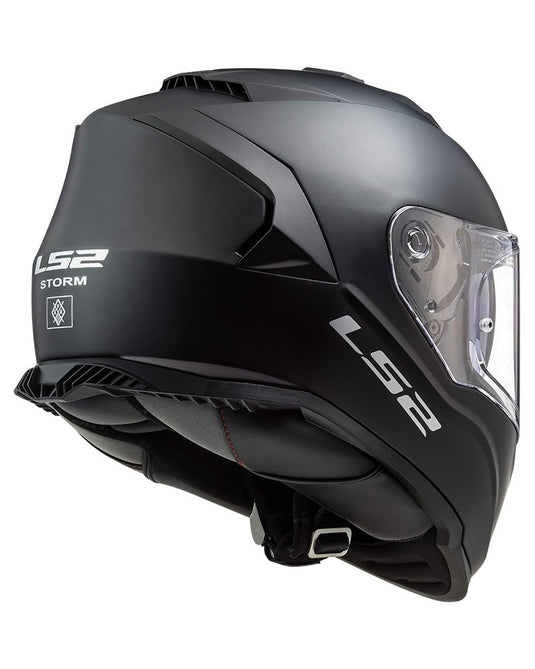Capacete LS2 FF800 Storm II Solid Preto Mate – forro antibacteriano