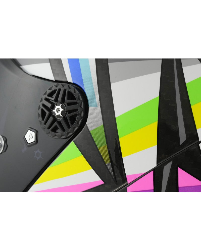 Load image into Gallery viewer, Fecho duplo D – capacete integral LS2 FF805 Thunder C GP Flash Preto Brilho
