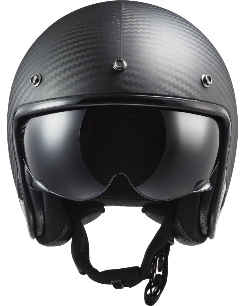 Load image into Gallery viewer, Fecho micrométrico de aço inoxidável – capacete jet LS2 OF601 Bob II C
