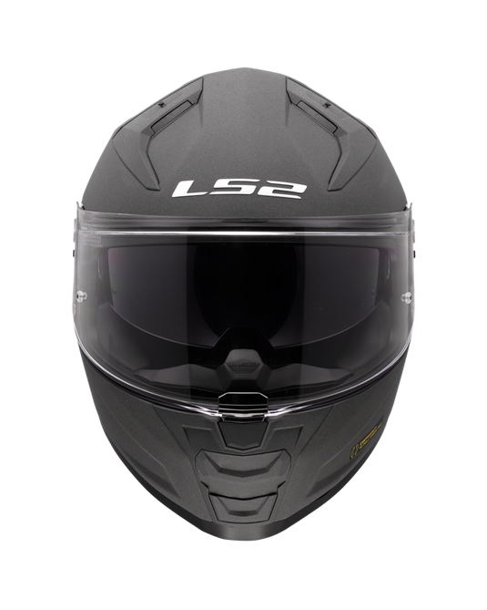 Capacete integral LS2 FF811 Vector II Solid – comparação de cores Cinza Nardo e Concrete