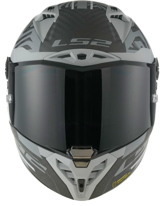 Fecho duplo D – capacete integral LS2 FF805 Thunder C GP Polar Preto Mate