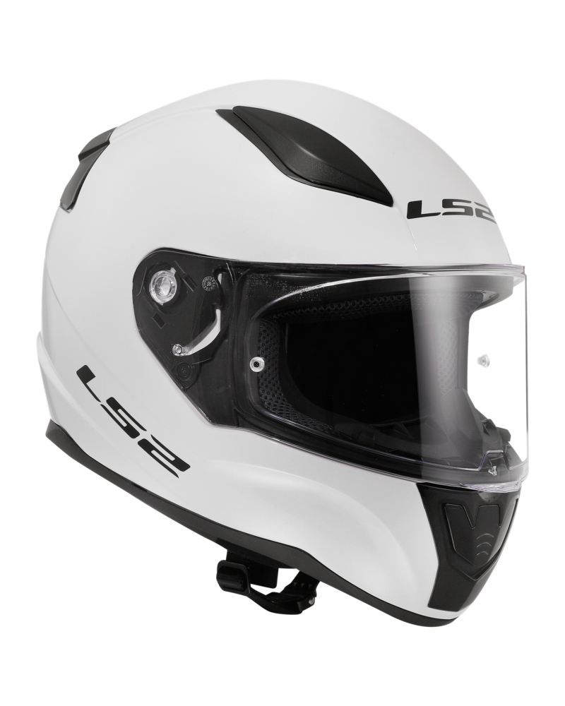 Carregue imagem no visualizador da galeriaCapacete integral LS2 FF353 Rapid II Solid Titânio Mate – vista traseira
