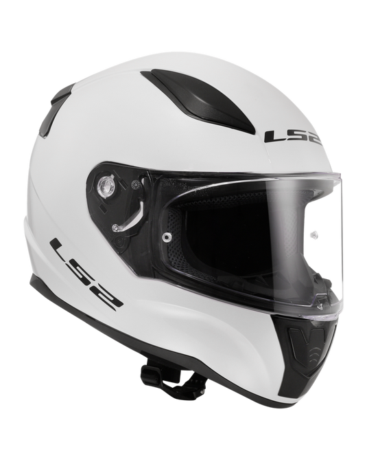 Capacete integral LS2 FF353 Rapid II Solid Titânio Mate – vista traseira