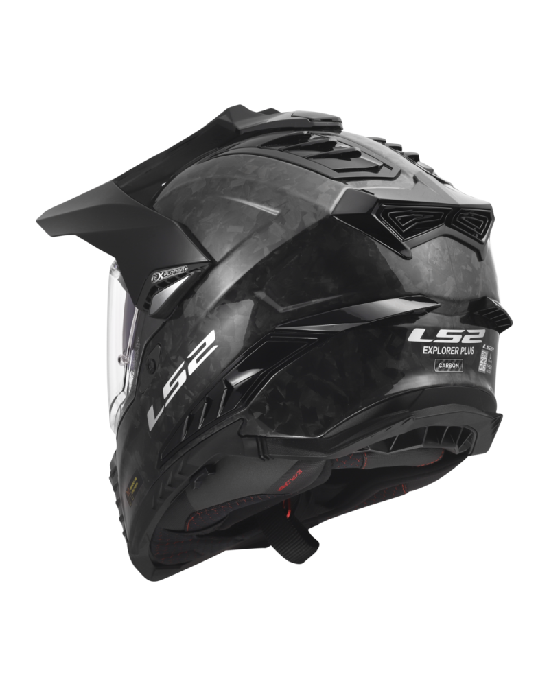 Load image into Gallery viewer, Fecho duplo D – capacete enduro LS2 MX701 Explorer C Forged Carbono
