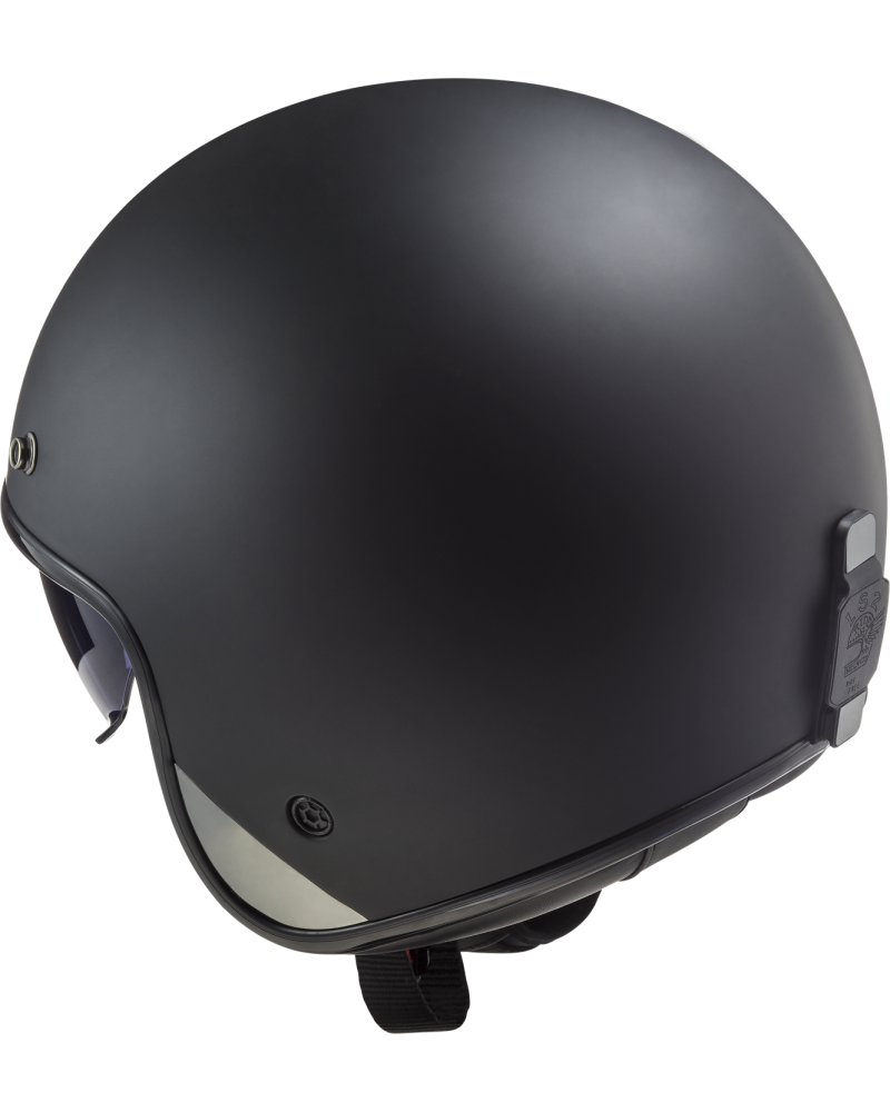 Load image into Gallery viewer, Fecho micrométrico de aço inoxidável – capacete jet LS2 OF601 Bob II Solid
