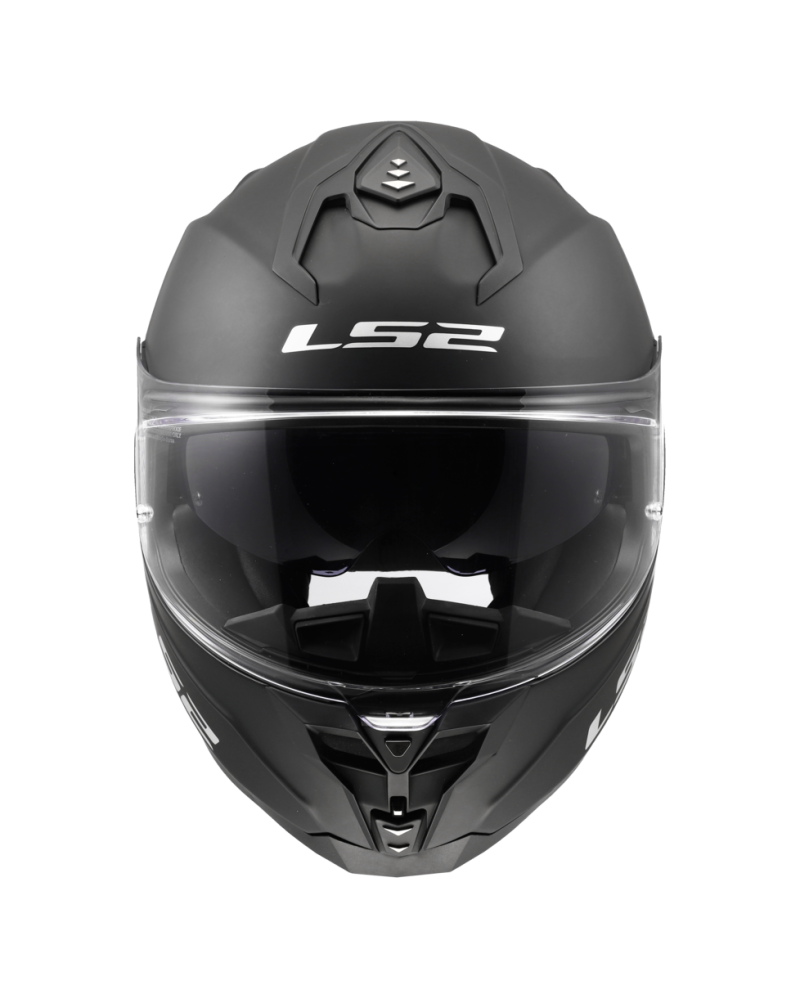 Carregue imagem no visualizador da galeriaCapacete LS2 FF817 Challenger II Solid – detalhe do acabamento em preto mate
