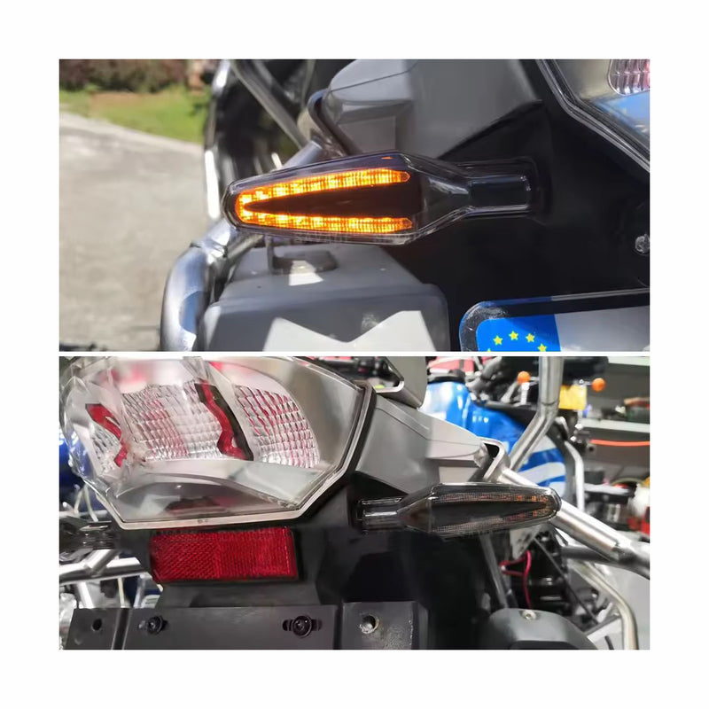 Carregue imagem no visualizador da galeriaPiscas LED para motos BMW - luz âmbar fumada
