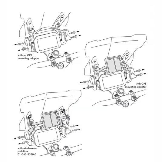 Proteção anti-roubo TFT BMW R1200GS R1250GS LC Adventure