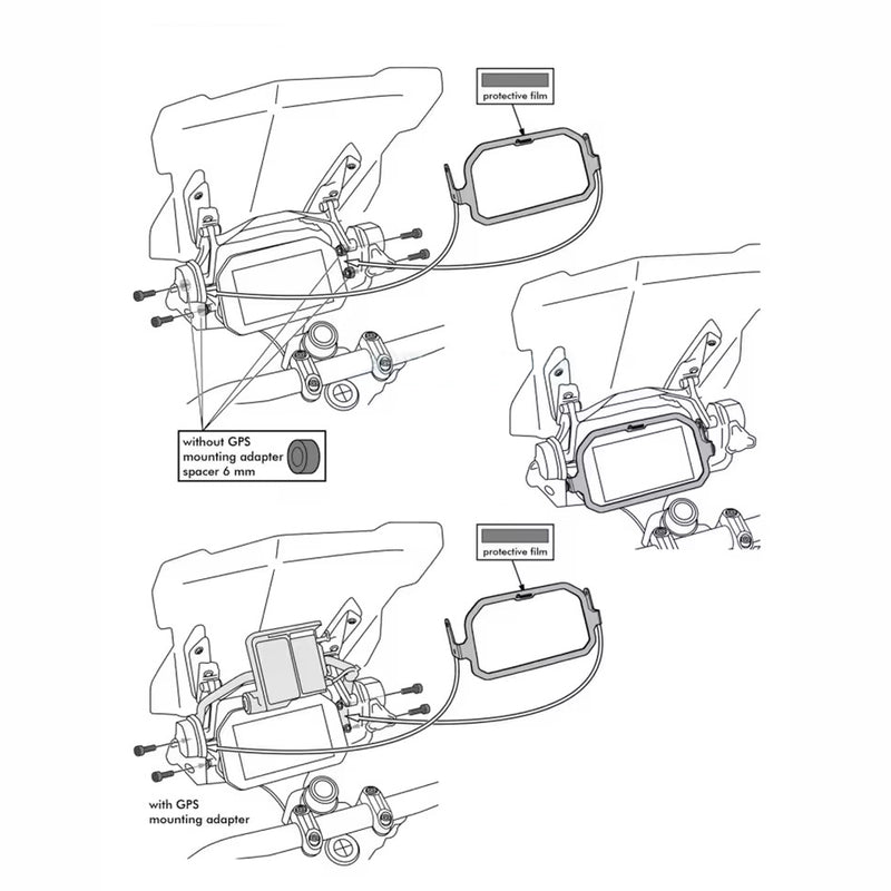 Load image into Gallery viewer, Proteção anti-roubo TFT BMW R1200GS R1250GS LC Adventure

