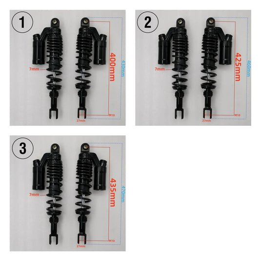 Amortecedor com botija ar/azoto preto 