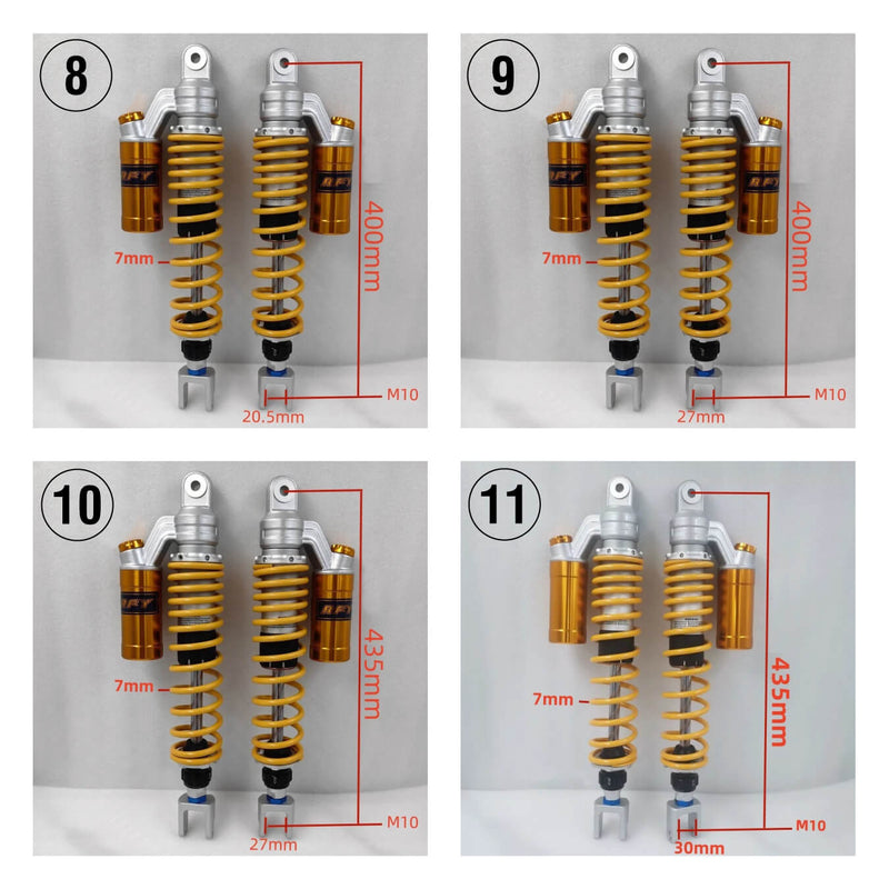 Load image into Gallery viewer, Detalhe técnico amortecedor M10 27mm 
