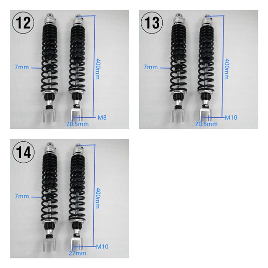 Especificações técnicas suspensão traseira moto 