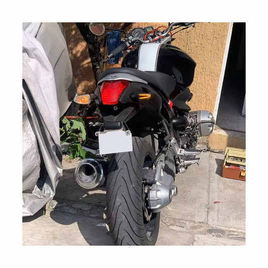 Piscas LED para motos BMW - luz âmbar fumada