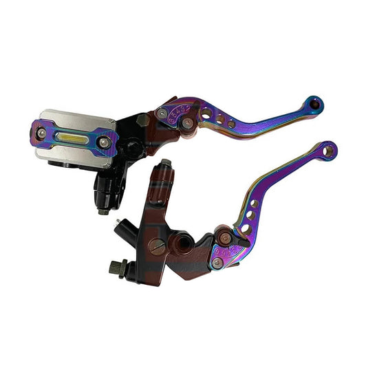 Manetes de travão e embraiagem ajustáveis universais 22 mm