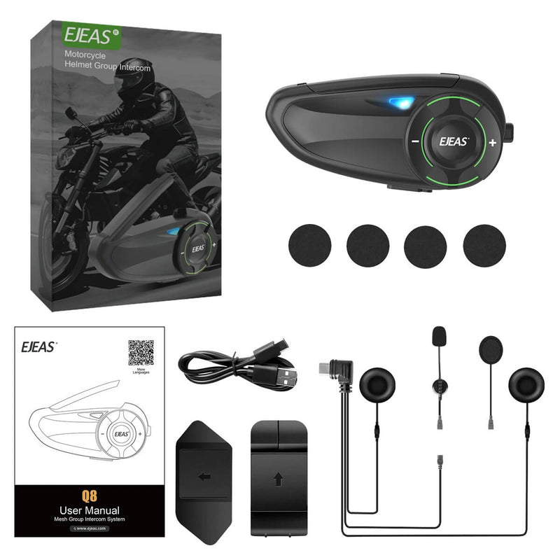 Carregue imagem no visualizador da galeriaSistema comunicação moto Mesh 3.0 para grupos de motociclistas
