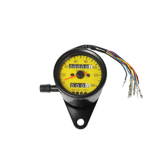 Velocímetro eletrónico universal - Odómetro com retroiluminação LED vintage