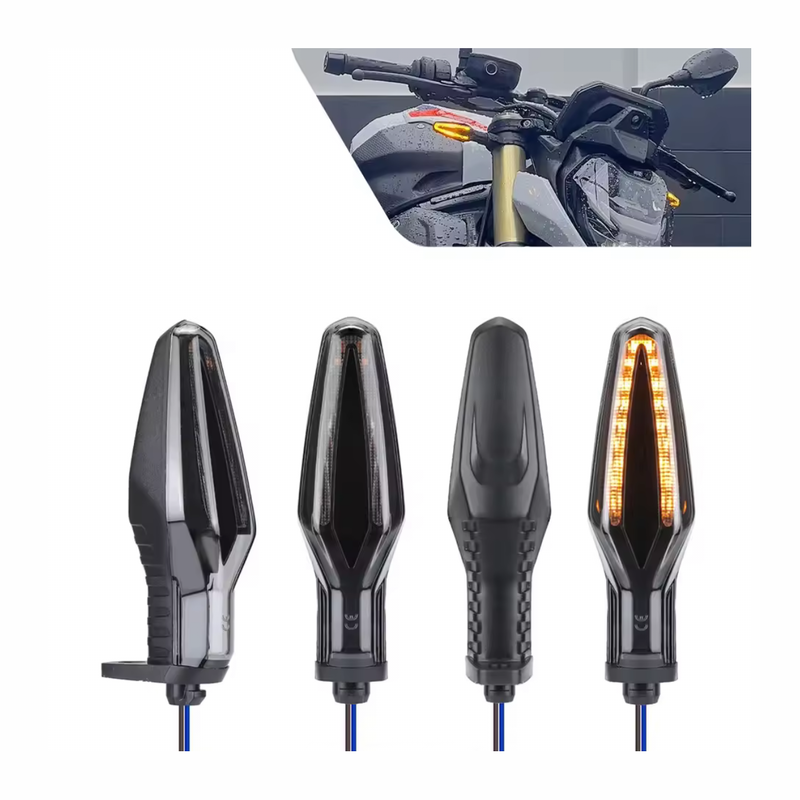 Carregue imagem no visualizador da galeriaPiscas LED para motos BMW - luz âmbar fumada
