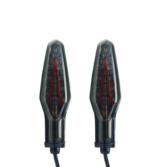 Vista lateral piscas LED BMW R1250GS ADV com função travão