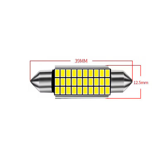 Conjunto lâmpadas CANBUS LED C5W C10W 6000K 12V