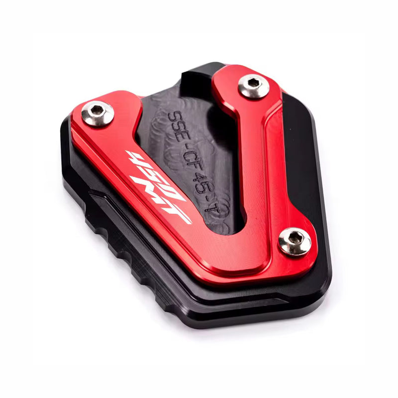 Carregue imagem no visualizador da galeriaAlargador descanso lateral CFMOTO 450MT - CNC alumínio 6061 anodizado
