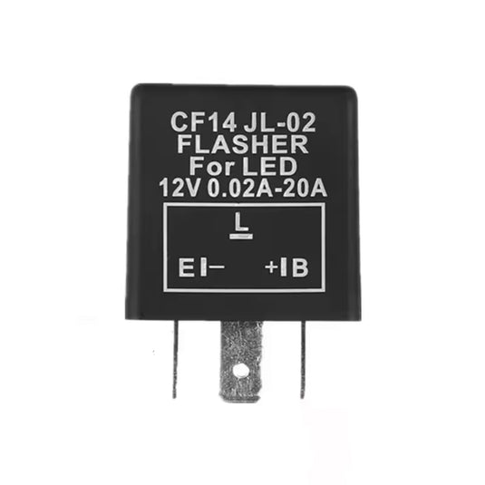 Relé de piscas 3 pinos 12V universal - LED e lâmpadas convencionais