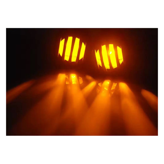 Par piscas LED grelha plástico