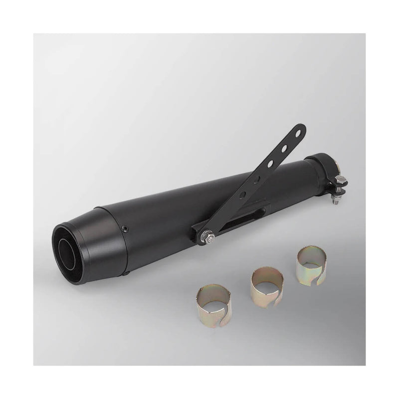 Carregue imagem no visualizador da galeriaPonteira escape retro aço inoxidável 380 mm com redutores 38-45 mm
