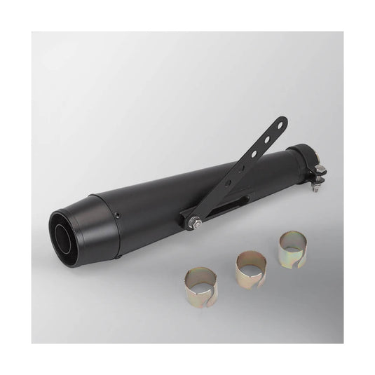 Ponteira escape retro aço inoxidável 380 mm com redutores 38-45 mm