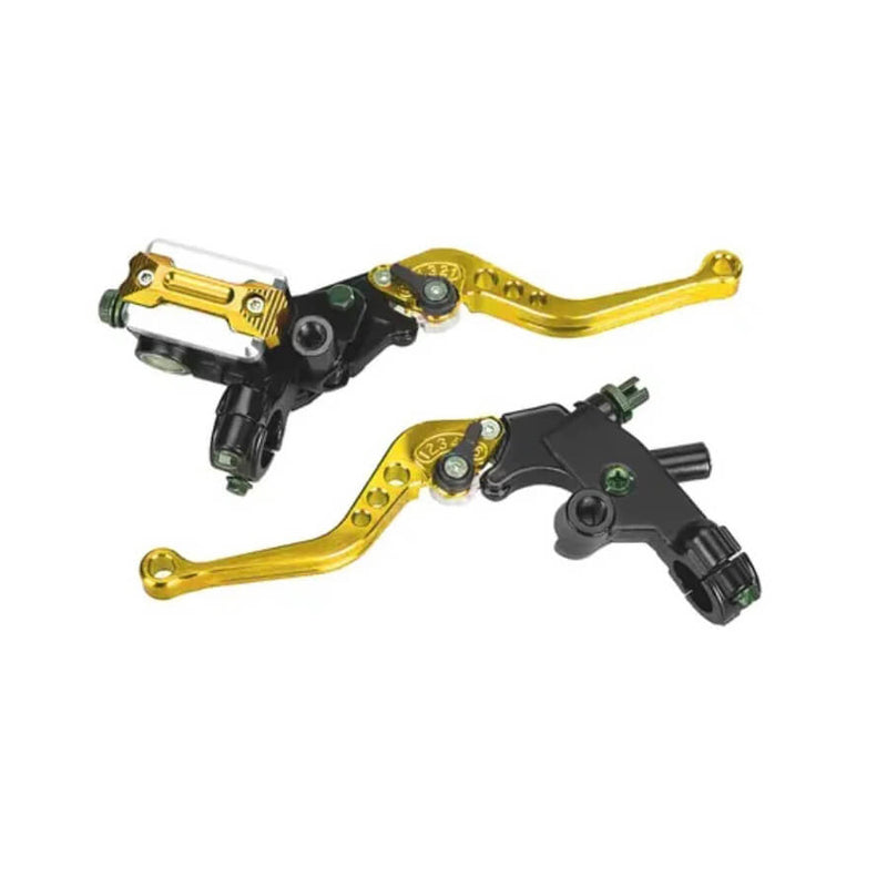 Carregue imagem no visualizador da galeriaManetes de travão e embraiagem ajustáveis universais 22 mm
