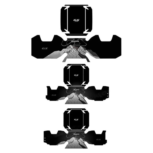 Kit Completo Autocolantes BMW R1300GS Adventure – estilo Preto