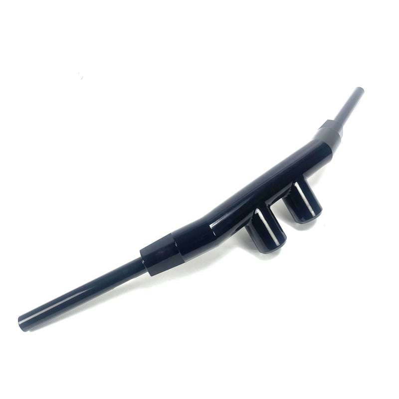 Load image into Gallery viewer, Guiador T 2&quot; acabamento preto para Harley-Davidson V-Rod VRSC - vista angular B
