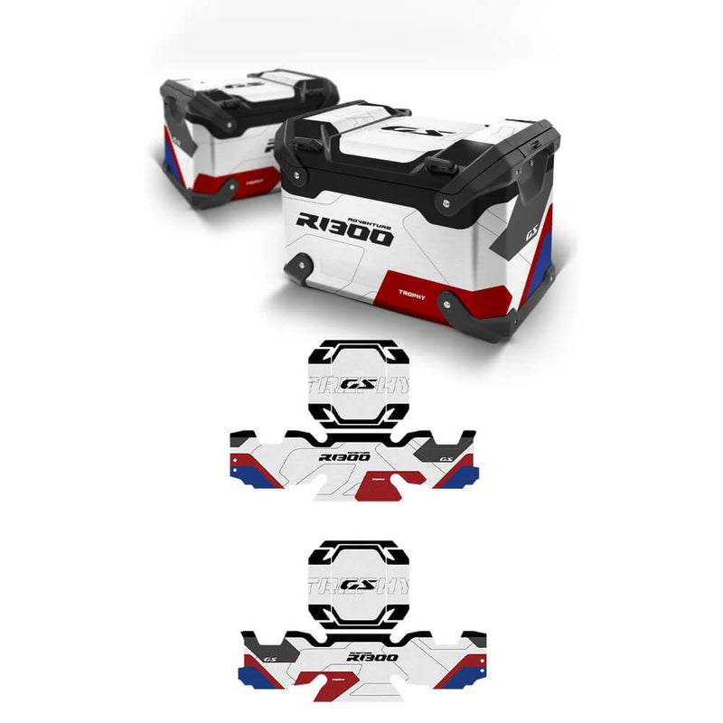 Load image into Gallery viewer, Kit Malas Laterais Autocolantes BMW R1300GS Adventure – estilo Trophykit

