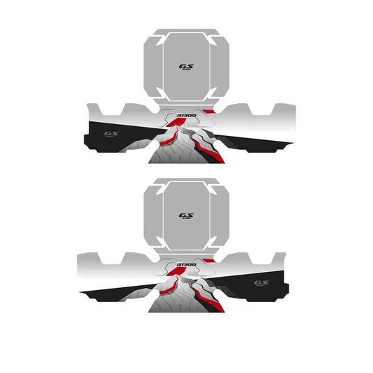 Kit Malas Laterais Autocolantes BMW R1300GS Adventure – estilo Racing Red