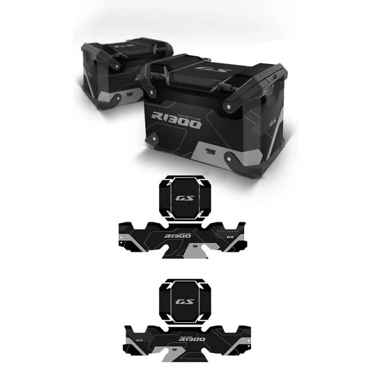 Kit Malas Laterais Autocolantes BMW R1300GS Adventure – estilo Trophykit (variante)