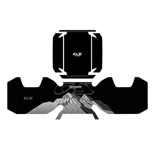 Kit Mala Superior Autocolantes BMW R1300GS Adventure – estilo Preto