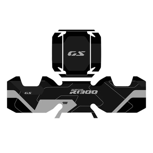 Kit Mala Superior Autocolantes BMW R1300GS Adventure – estilo Triple Black