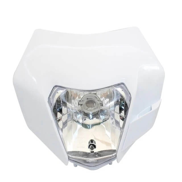 Carregue imagem no visualizador da galeriaVista do farol KTM disponível em branco, laranja e preto com dimensões 12.5&quot; altura x 12&quot; largura
