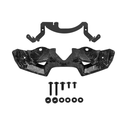 Detalhe do material do spoiler Kawasaki Z900 