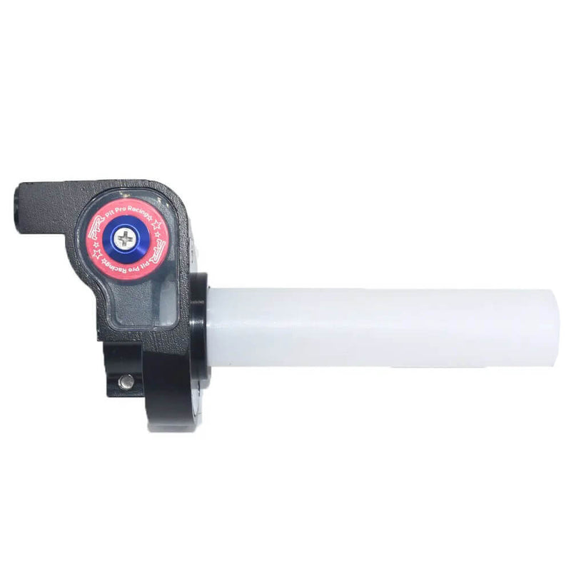 Load image into Gallery viewer, Punho acelerador rápido em alumínio - detalhe da fixação 
